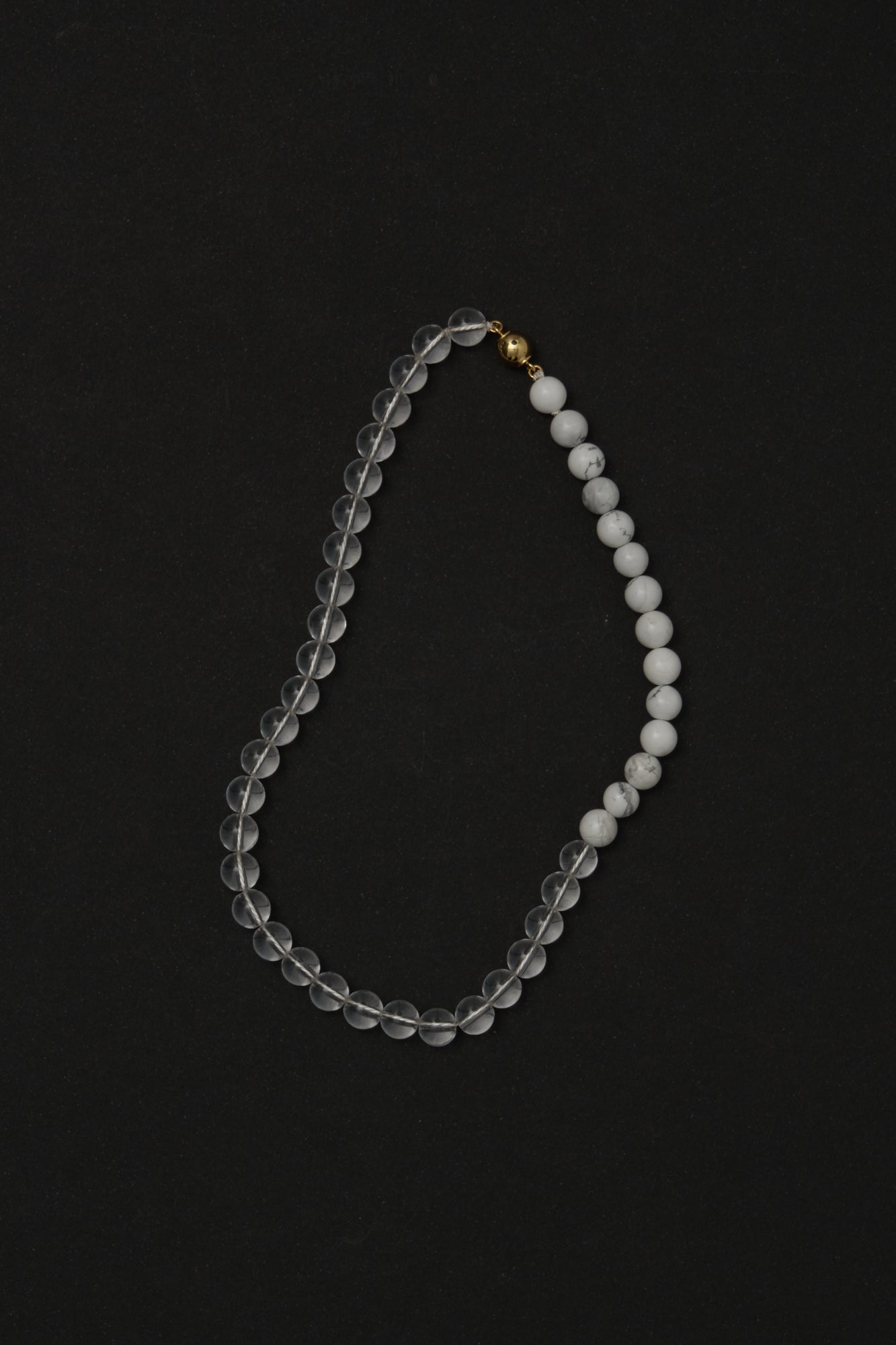 stone necklace _ crystal marble – _Fot