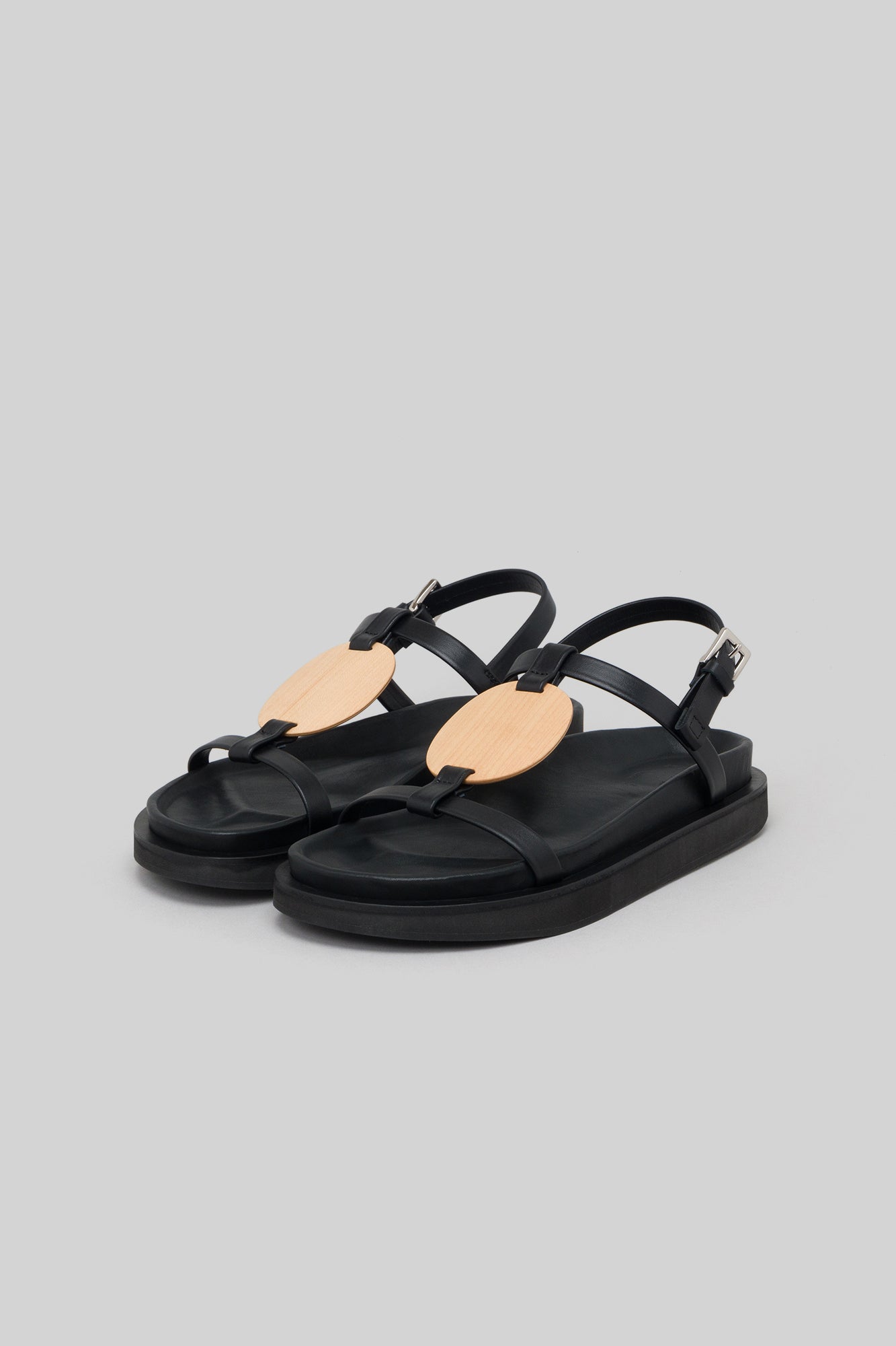 新品】_Fot plywood volume sandals-