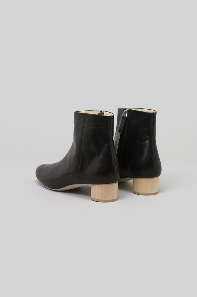 wood heel boots 35